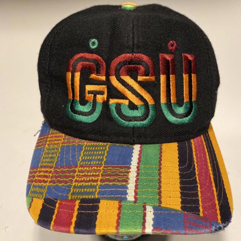 Vintage Grambling GSU Hat Snapback Colorblock Fresh Prince 90s Y2K
